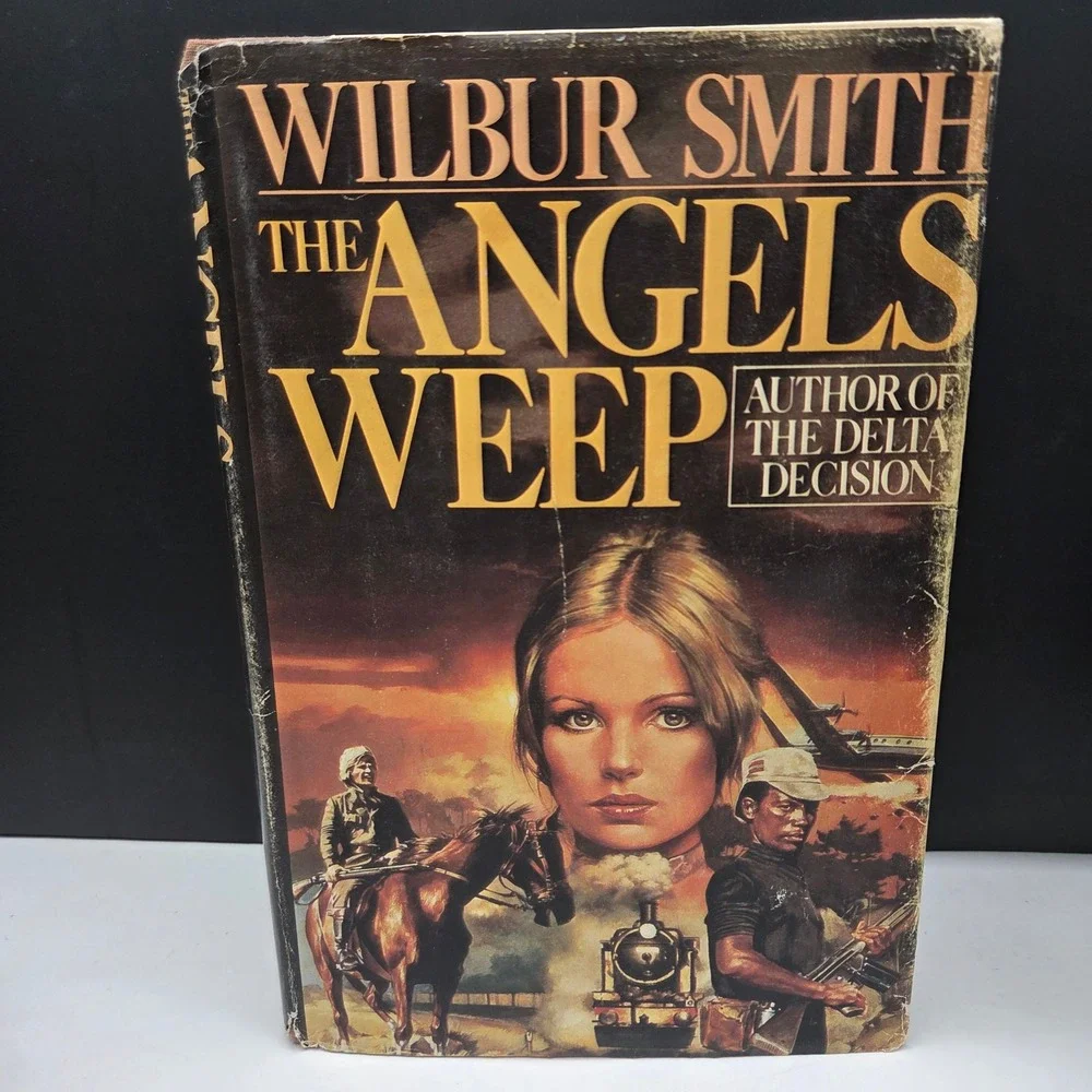 Wilbur Smith 1st Edition Hardcover Book Lot 7pc Vintage Adventure Novels BB15